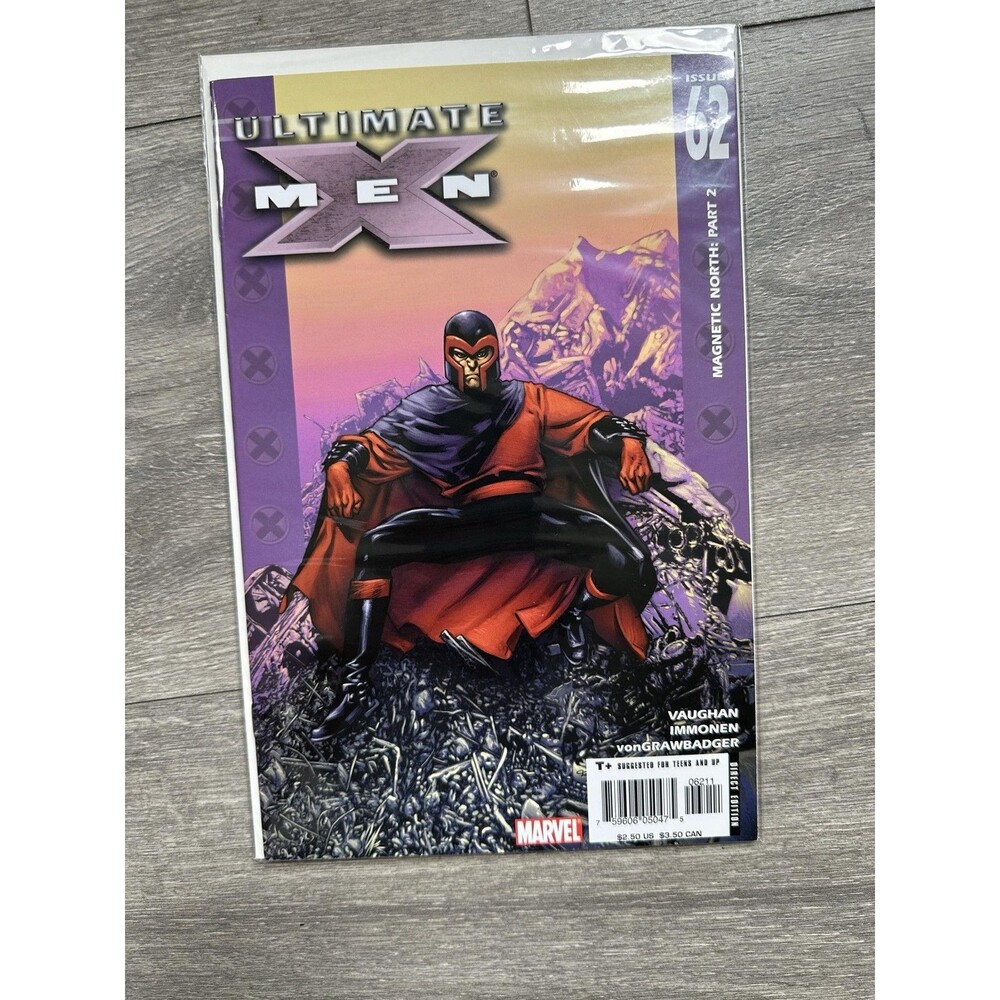 Marvel Ultimate X-Men #62 Single Issue Comic Magneto Vaughan Immonen Color